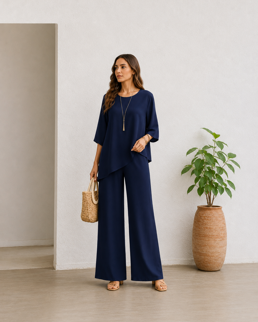 Ensemble Femme en Mousseline