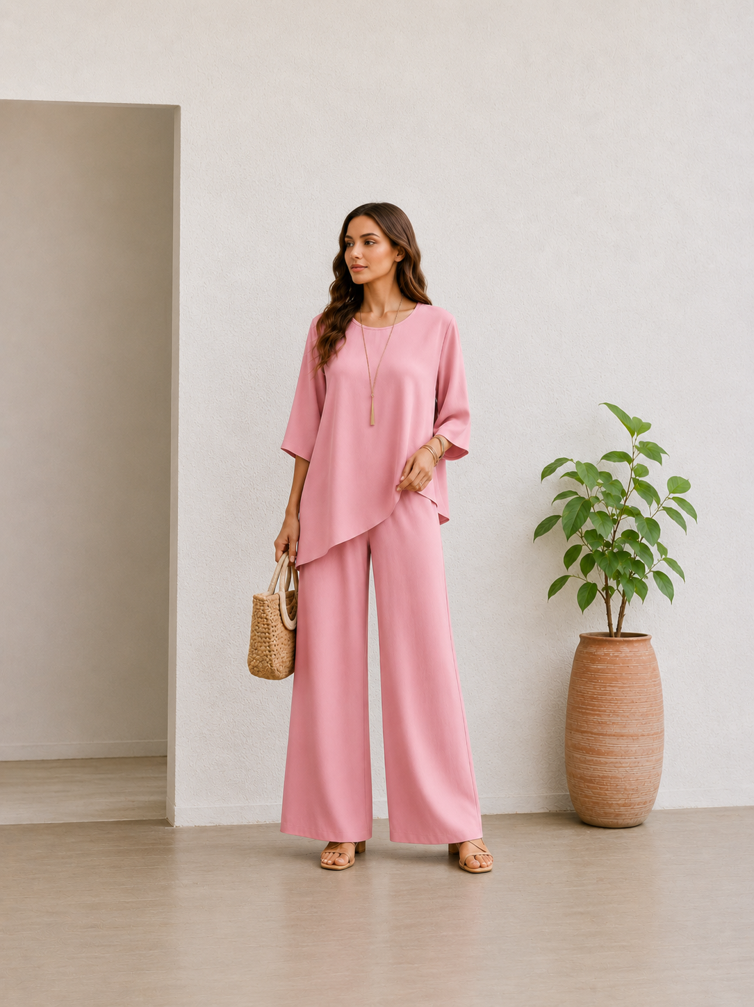 Ensemble Femme en Mousseline