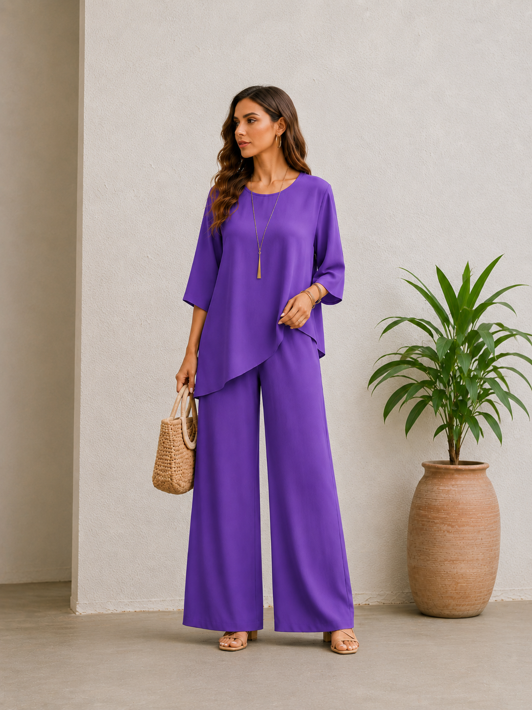 Ensemble Femme en Mousseline