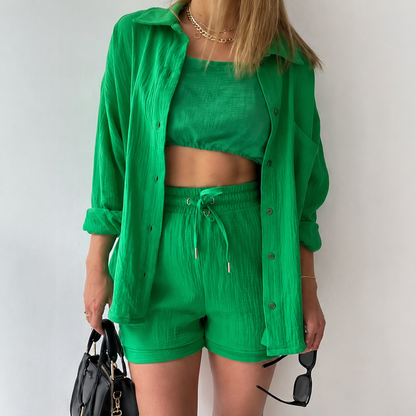 Ensemble 2 Pièces Chemise et Short