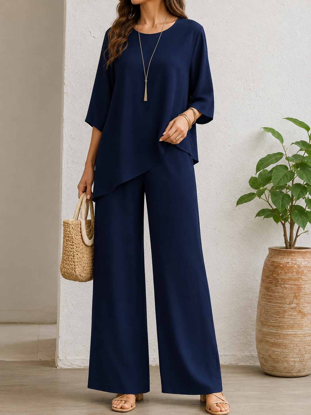Ensemble Femme en Mousseline