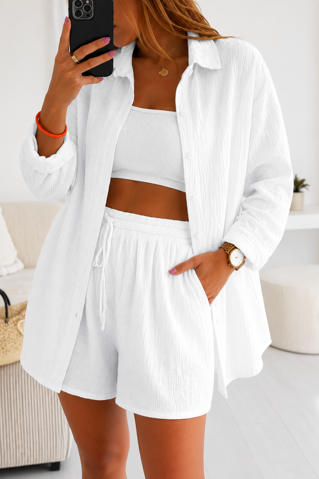 Ensemble 2 Pièces Chemise et Short