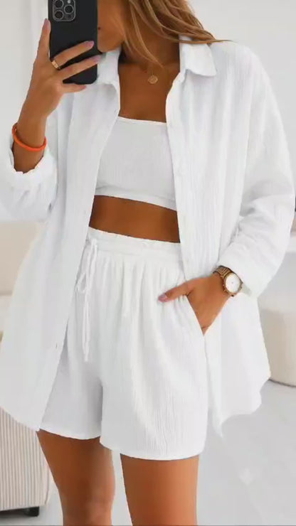 Ensemble 2 Pièces Chemise et Short